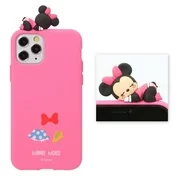 Disney Minnie Mouse Sleep Figure - Jell Slim Protective Rubber Phone Case Cover for iPhone 11 Pro Max