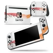 WaterColor DreamFeathers v4 - Skin Wrap Decal Compatible with the Nintendo Switch Console + Dock + JoyCons Bundle