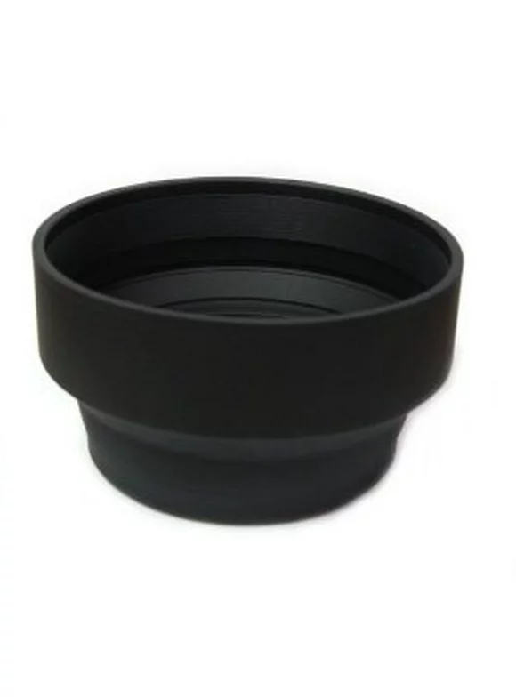 Opteka 72mm Screw-in Collapsible Rubber Lens Hood / Shade