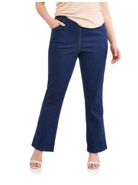 Just My Size Women's Plus Size 4 Pocket Stretch Bootcut Jeans,Regular and Petite Lengths