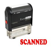 SCANNED Self Inking Rubber Stamp - Red Ink (42A1539WEB-R)