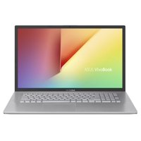 ASUS VivoBook 17.3" i5 8GB/1TB + 128GB Laptop; S712 Thin and Light Laptop, 17.3" FHD Display, Intel Core i5-1035G1, 8GB DDR4 RAM, 128GB PCIe NVMe SSD + 1TB HDD, Windows 10 Home, S712JA-WH54, Silver