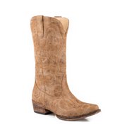 roper women's riley western boot, tan, 10 d us