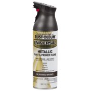 Oil Rubbed Bronze, Rust-Oleum Universal All Surface Interior/Exterior Metallic Spray Paint and Primer in 1, 11 oz