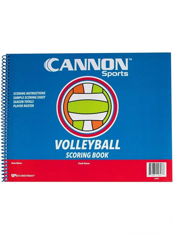 Cannon Sports Volleyball Scorebook