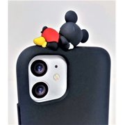 Disney Mickey Mouse Sleep Figure - Jell Slim Protective Rubber Phone Case Cover for iPhone 11