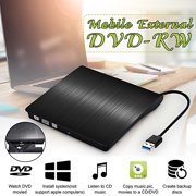 External DVD Drive, USB 3.0 External DVD RW CD Writer Drive Burner Reader Player Optical Drives For Laptop PC