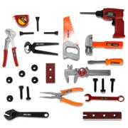 Pretend Play Construction Tool Accessories 26 Pieces Workshop Set
