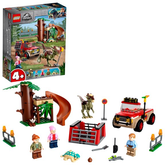 LEGO Jurassic World Stygimoloch Dinosaur Escape 76939 Building Toy Playset for Kids (129 Pieces)