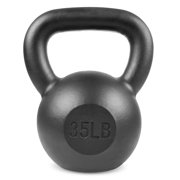 ProsourceFit Solid Cast Iron Kettlebells Weights for Full Body Workout, 5-45 lbs
