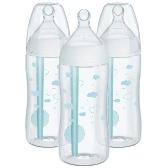 NUK Smooth Flow™ Pro Anti-Colic Baby Bottle, 10 oz, 3-Pack