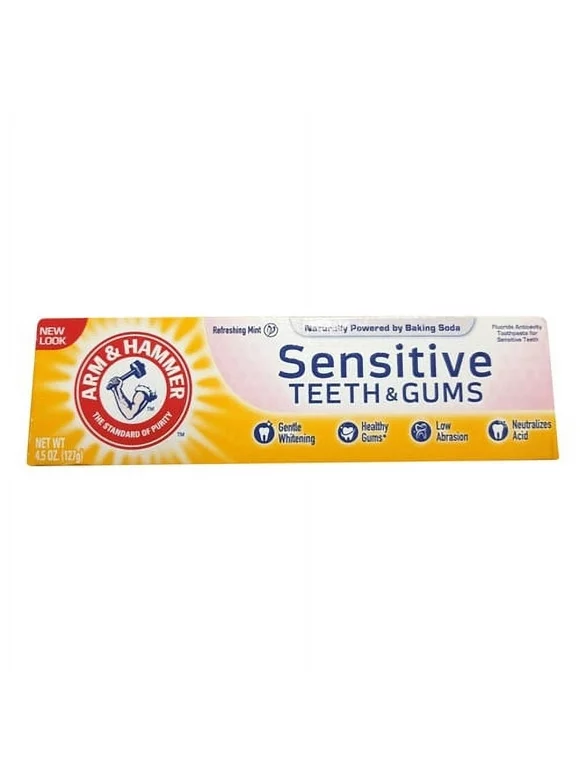 Arm And Hammer Sensitive Teeth And Gum Toothpaste, 4.5 oz
