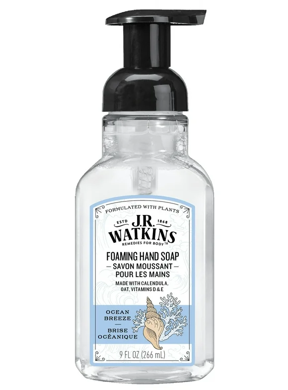 J.R. Watkins Foaming Hand Soap, Ocean Breeze, 9 fl oz