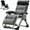 Chair with Gray Cushion & Headrest