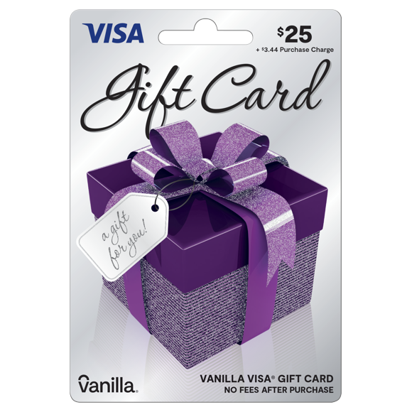 $25 Vanilla Visa Gift Box Gift Card (plus $3.44 Purchase Fee)
