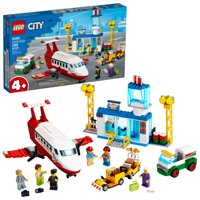 LEGO City Central Airport 60261 Building Toy for Kids Ages 4+ (286 Pieces)