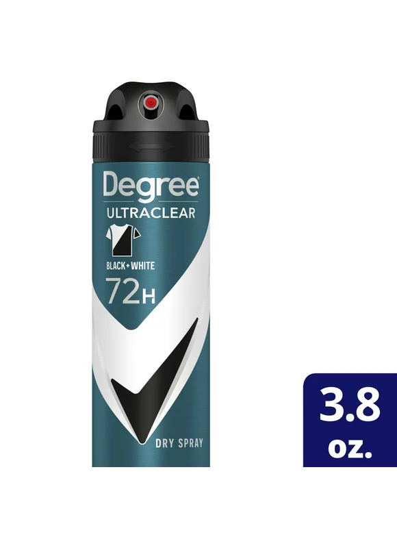 Degree Men UltraClear 72H Antiperspirant Deodorant Dry Spray, 3.8 oz