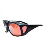 Extra Large Sunglasses that Fit Over Prescription Glasses Featuring (HD) Blue Blocker Lenses for Men and Women