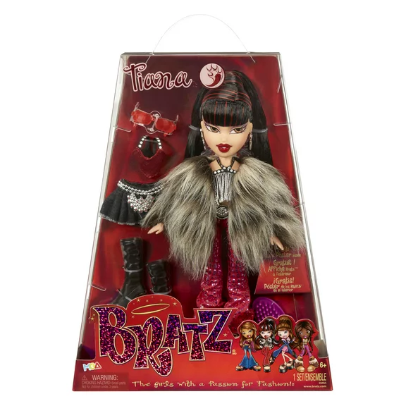 Bratz Original Fashion Doll Tiana Series 3 with 2 Outfits and Poster, Collectors Ages 6 7 8 9 10 