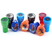12pcs Marvel's Spider-Man Stamps Stampers Self-inking Birthday Party Favors