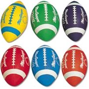 MacGregor Multi-Color Official Size Footballs - Rainbow Set of 6