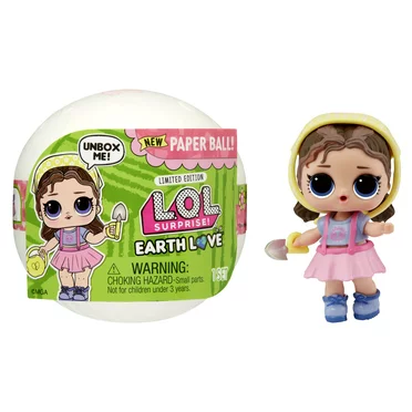 LOL Surprise Earth Love Grow Grrrl Doll with 7 Surprises, Earth Day Doll, Accessories, Limited Edition Doll, Collectible Doll, Paper Packaging