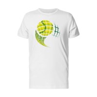 Tennis Ball With Net Texture Tee Men's -Image by Shutterstock