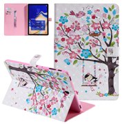 Galaxy Tab S4 10.5" 2018 Case SM-T830/T835/T837, Premium PU Leather 3D Cute Pattern Slim Folio Kickstand Shockproof Cards Pouch Wallet Case Cover for Samsung Galaxy Tab S4 10.5" T830, Tree Girl
