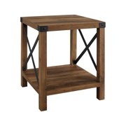 Magnolia Metal Frame End Table by Desert Fields, Multiple Finishes