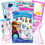 Disney Frozen Stickers - Over 200 Stickers - Elsa, Anna, Olaf, and Kristoff
