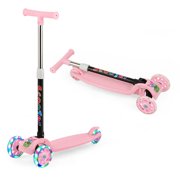Kick Scooter with LED Light-Up Wheels