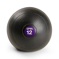 SPRI 12lb Slam Ball, Purple/Black, Pms 269C 20C Diameter
