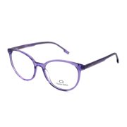 Eyeglasses Womens Clear Purple Frames Oval 52 18 140 by Charles Delon Oval