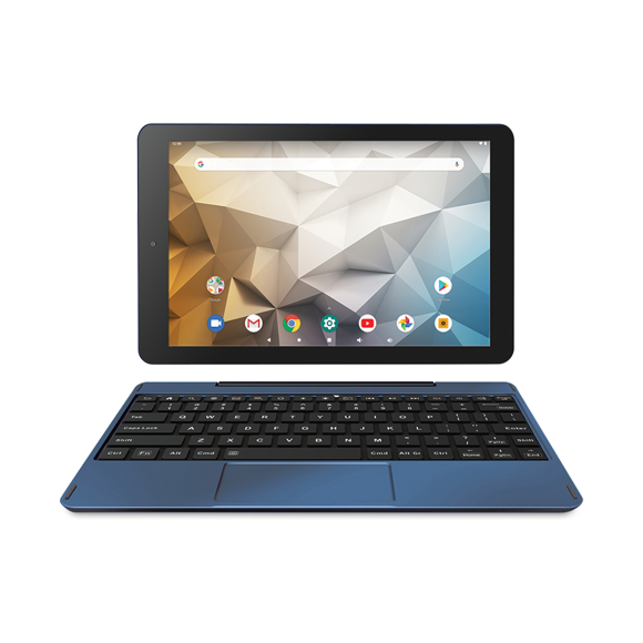 Restored RCA Atlas 10 Pro 10" Android Tablet/2-in-1 with Detachable Keyboard, 2GB RAM, 32GB Storage, Dual Camera, Google Play (Refurbished)