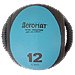 Sportime Aeromat Hard Rubber Dual Grip Power Medicine Ball, 9", Teal/Black, 12 lb