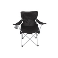 Ozark Trail Basic Quad Folding Outdoor Camp Chair with Cup Holder, Outdoor