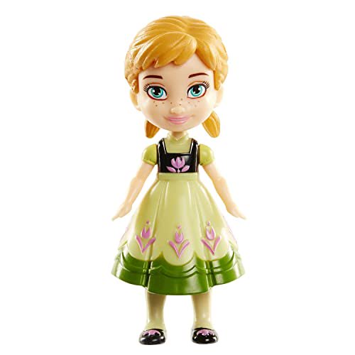 Disney Princess Poseable Kid Anna Mini Toddler Frozen Doll 3"