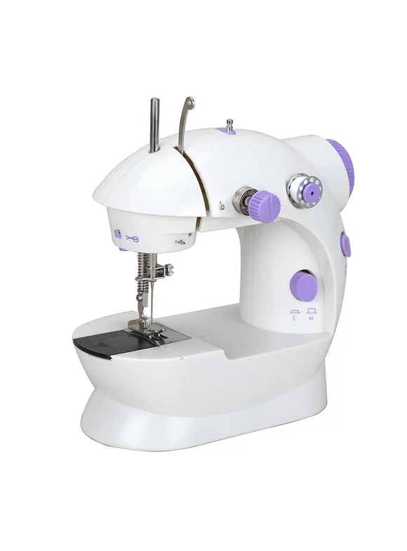Nikou Mini Sewing Machine,Cosdio Portable Electric Crafting Mending Machine Adjustable Double
