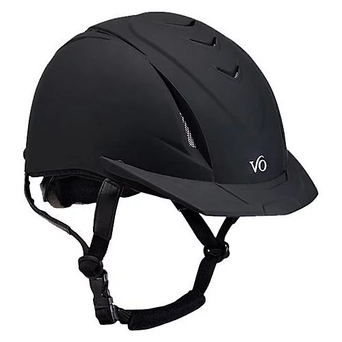 Ovation Deluxe Schooler Helmet Medium and Large, Black