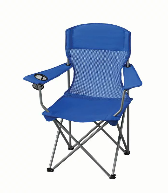 Ozark Trail Basic Mesh Chair, Blue, Adult