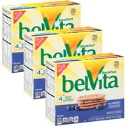 (3 Pack) Belvita Blueberry Crunchy Breakfast Biscuits, 8.8 Oz