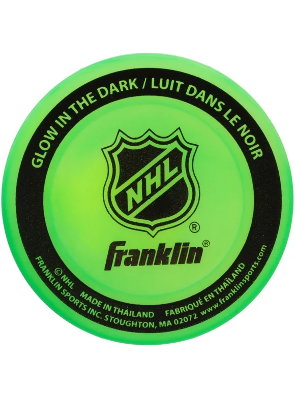Franklin Sports Glow in the Dark Street Hockey Puck