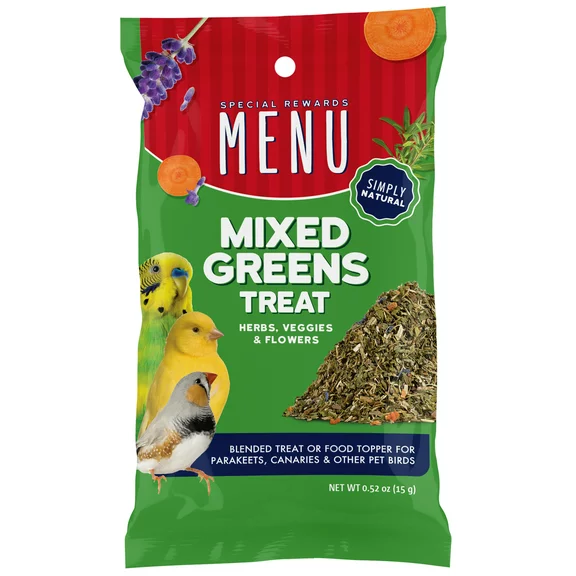 MENU Mixed Greens Bird Treat