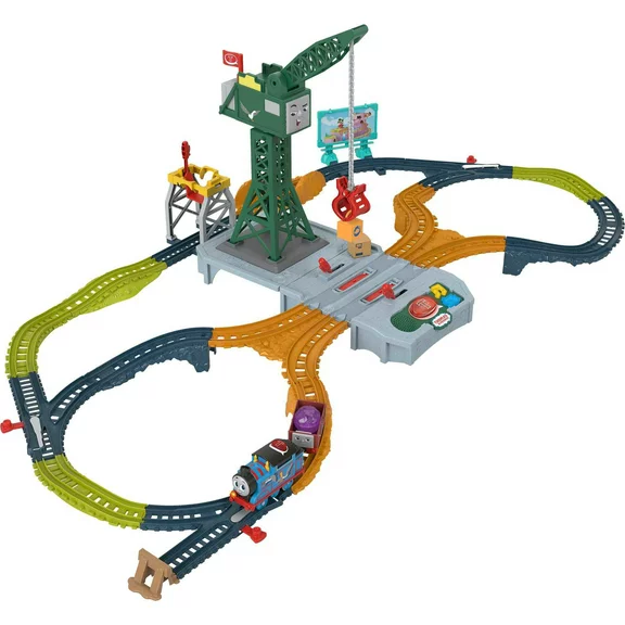 Thomas & Friends Talking Cranky Delivery Train Set with Songs Sounds & Phrases for Kids