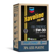 Chevron Havoline Smart Change Pro-DS 5W30 Full Synthetic Motor Oil, 6qt