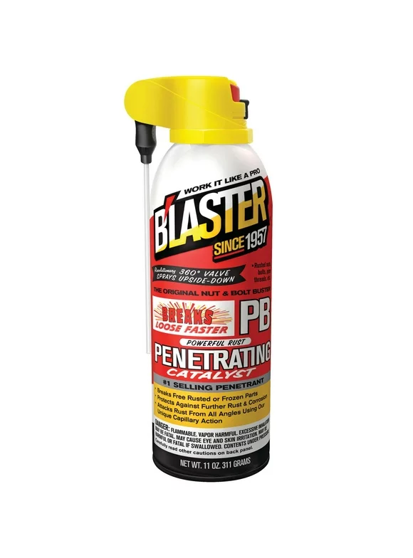 PB Blaster Penetrant Rust Remover, Automotive, Marine, Plumbing,  11oz