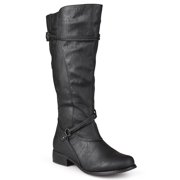 Womens Wide-Calf Knee-High Riding Boot