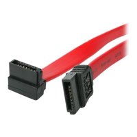 StarTech.com 8in SATA to Right Angle SATA Serial ATA Cable - Female SATA - Female SATA - 8" - Red