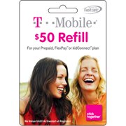 T-MOBILE $50 Prepaid Airtime Card