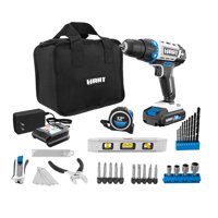 HART 20-Volt Cordless 36-Piece Project Kit, 3/8-inch Drill/Driver and 10-inch Storage Bag, (1) 1.5Ah Lithium-Ion Battery
